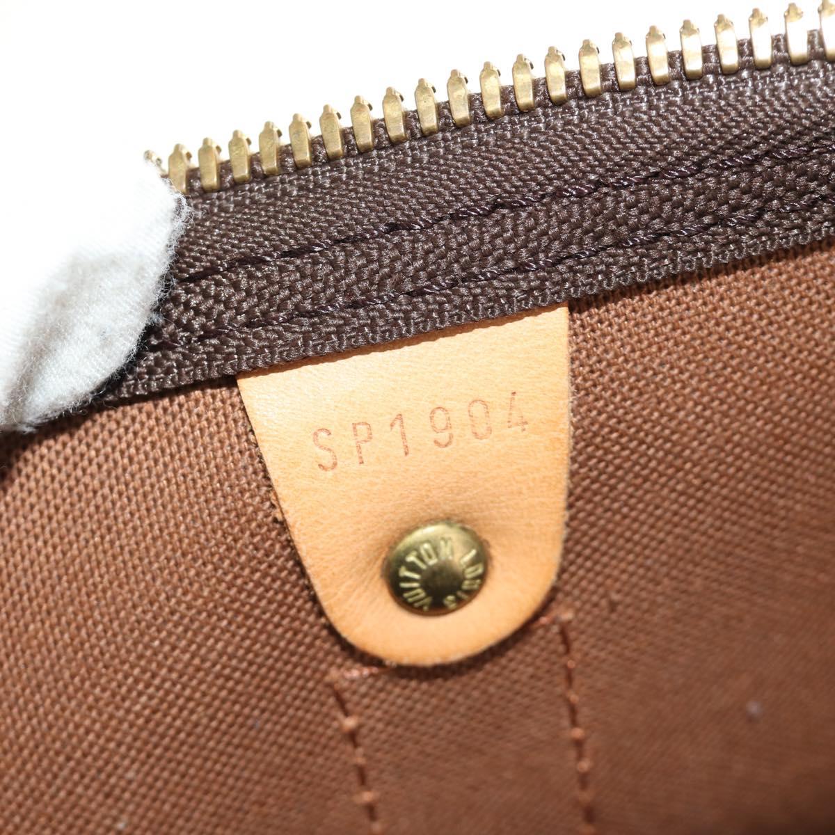 LOUIS VUITTON Monogram Keepall 45 Boston Bag M41428 LV Auth 184996V