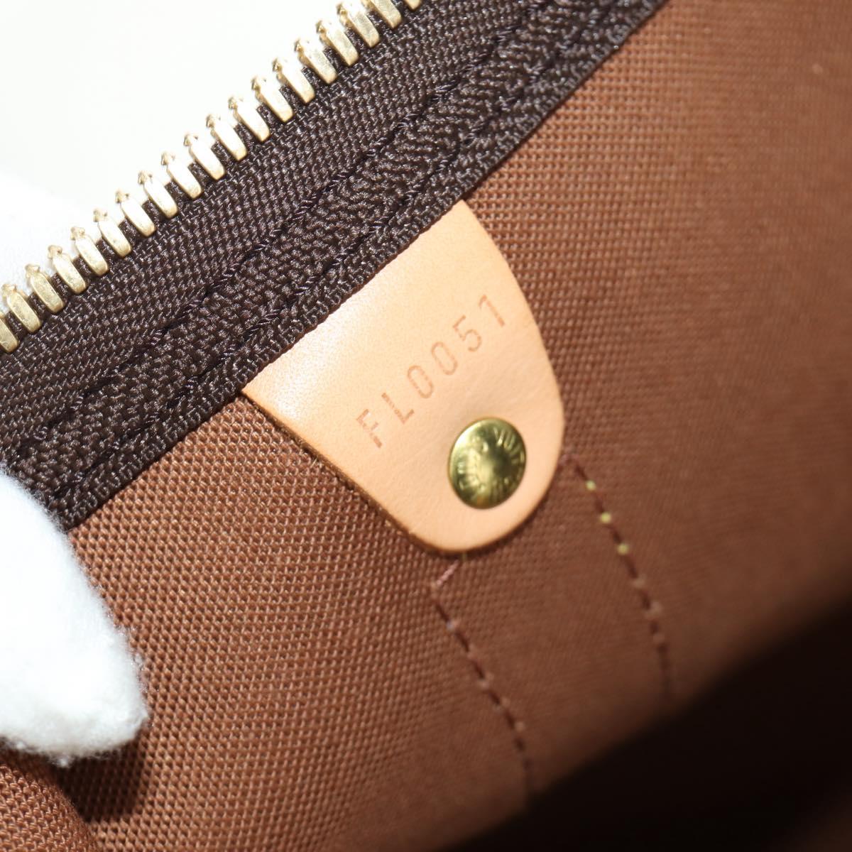 LOUIS VUITTON Monogram Graffiti Keepall 50 Boston Bag Khaki M92196 Auth 184999SV