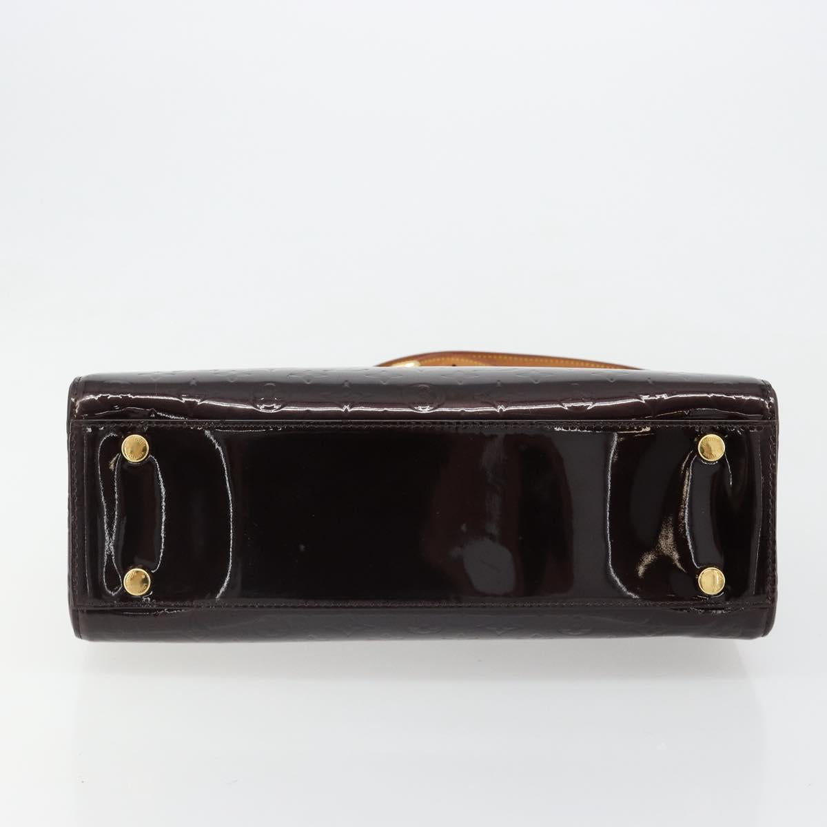 LOUIS VUITTON Monogram Vernis Blair GM Bag 2way Amarante M91616 LV Auth 185036