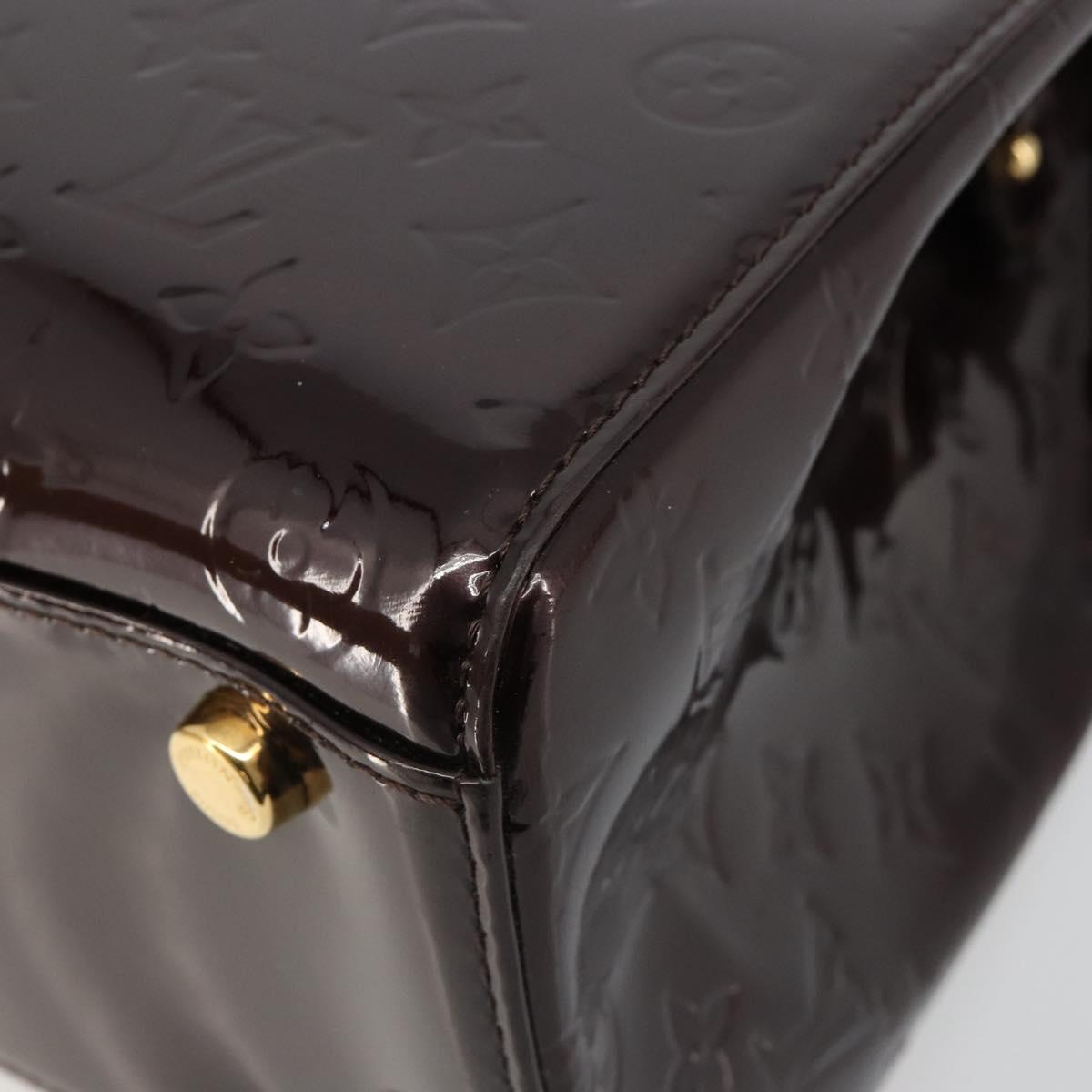 LOUIS VUITTON Monogram Vernis Blair GM Bag 2way Amarante M91616 LV Auth 185036