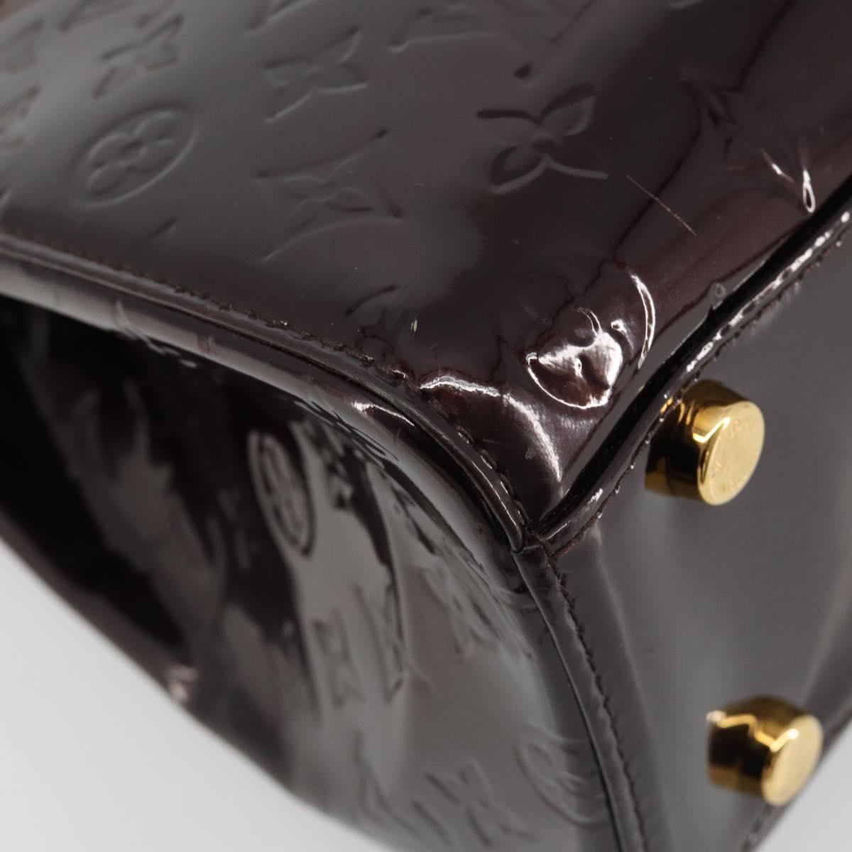 LOUIS VUITTON Monogram Vernis Blair GM Bag 2way Amarante M91616 LV Auth 185036