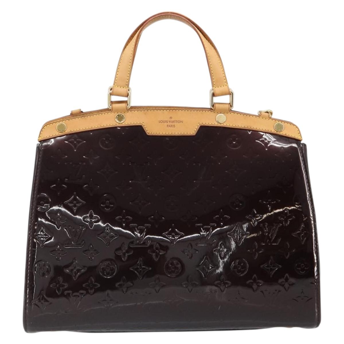 LOUIS VUITTON Monogram Vernis Blair GM Bag 2way Amarante M91616 LV Auth 185036