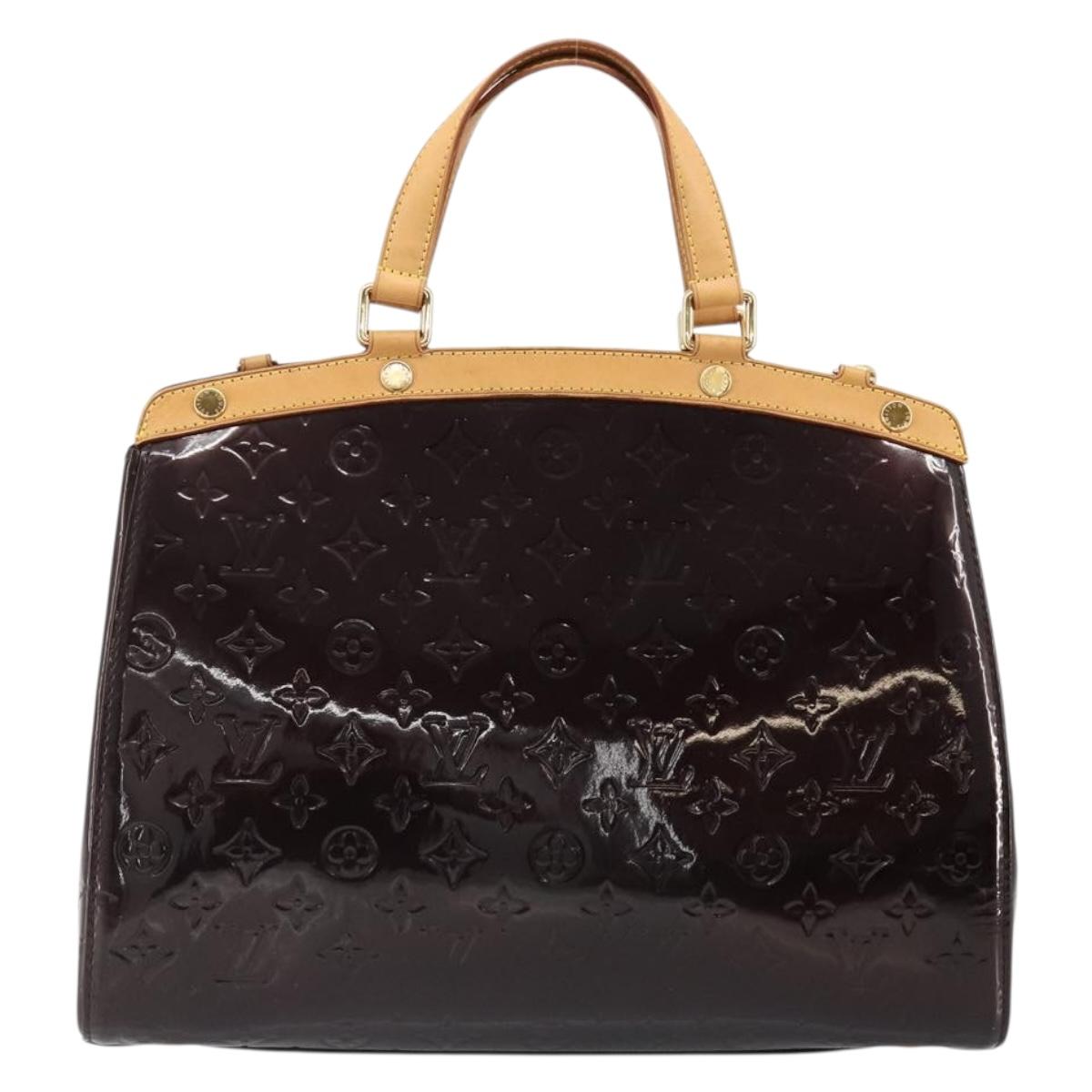 LOUIS VUITTON Monogram Vernis Blair GM Bag 2way Amarante M91616 LV Auth 185036