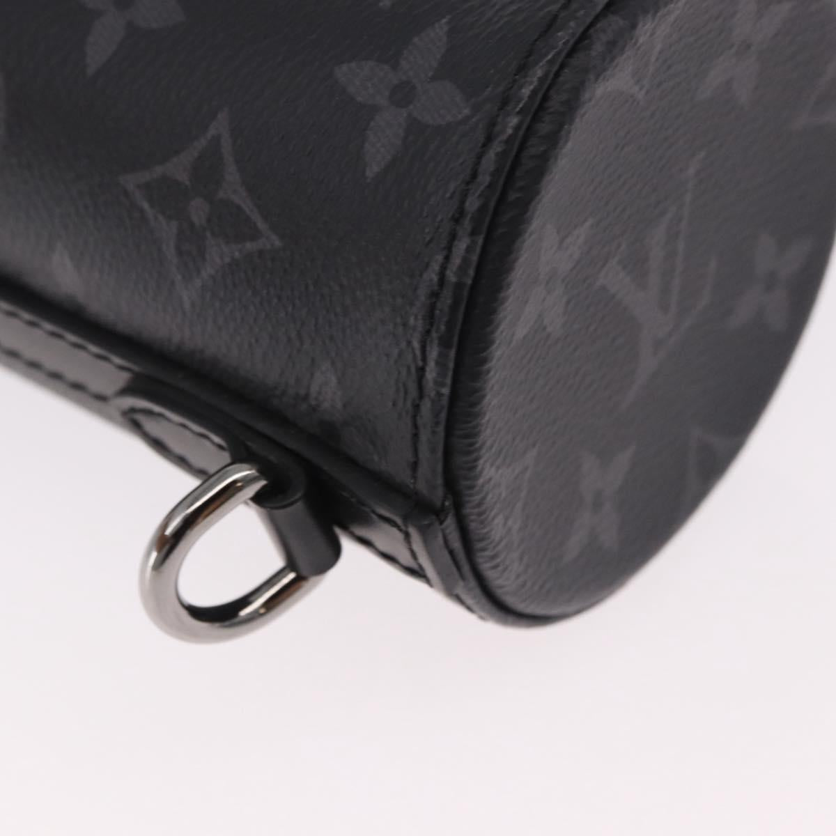 LOUIS VUITTON Monogram Eclipse Bottle Holder Porte Boutille GI0398 Auth 185037V