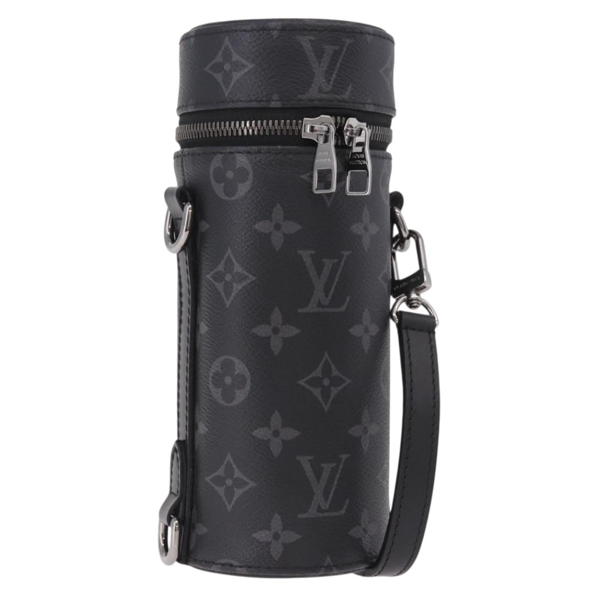 LOUIS VUITTON Monogram Eclipse Bottle Holder Porte Boutille GI0398 Auth 185037V