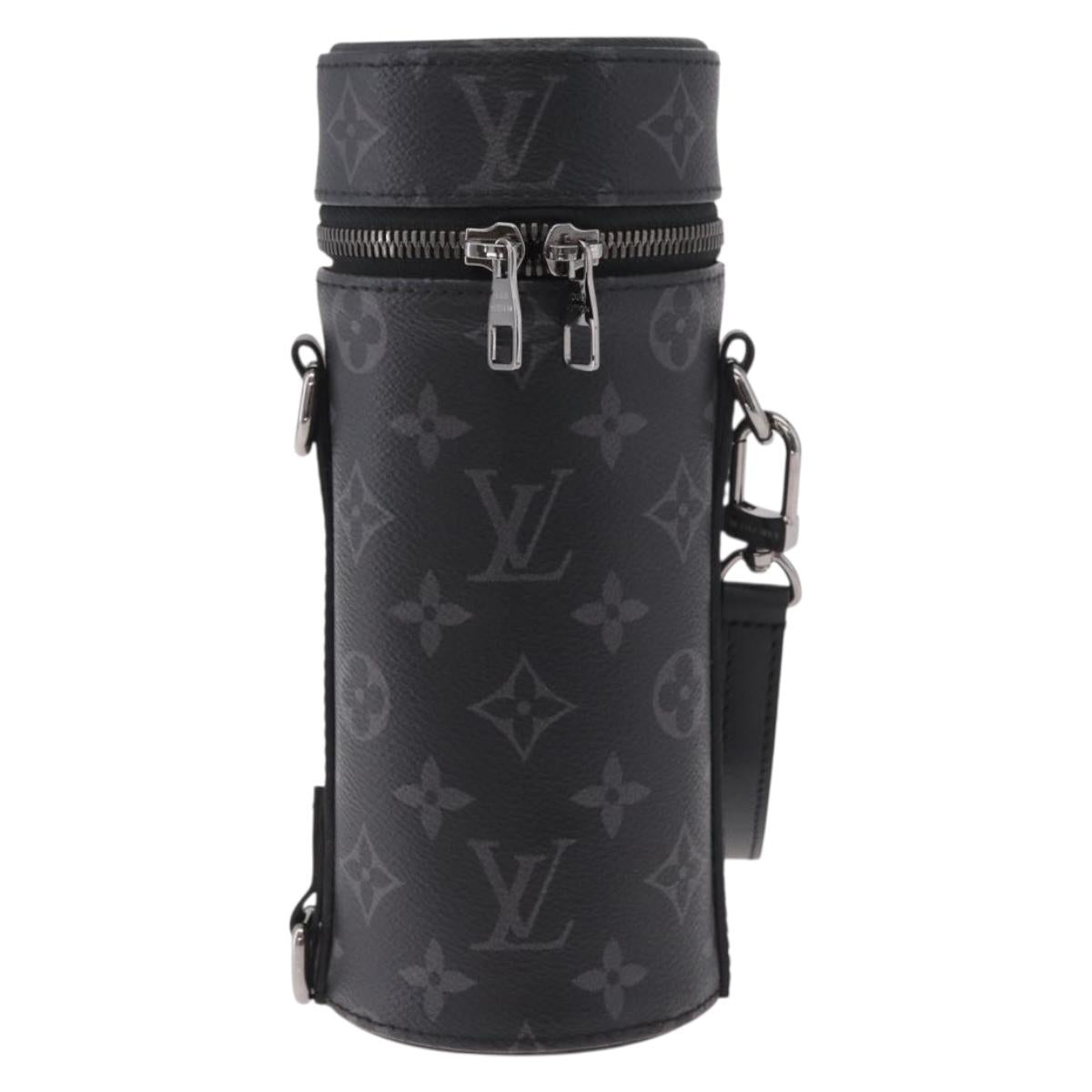 LOUIS VUITTON Monogram Eclipse Bottle Holder Porte Boutille GI0398 Auth 185037V