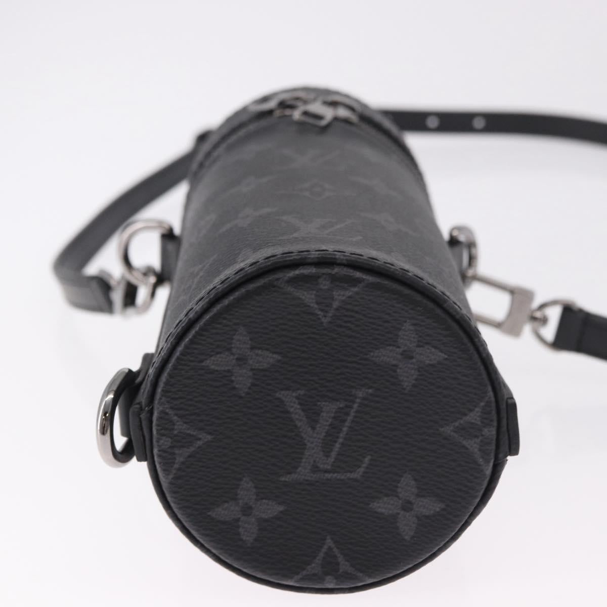 LOUIS VUITTON Monogram Eclipse Bottle Holder Porte Boutille GI0398 Auth 185037V