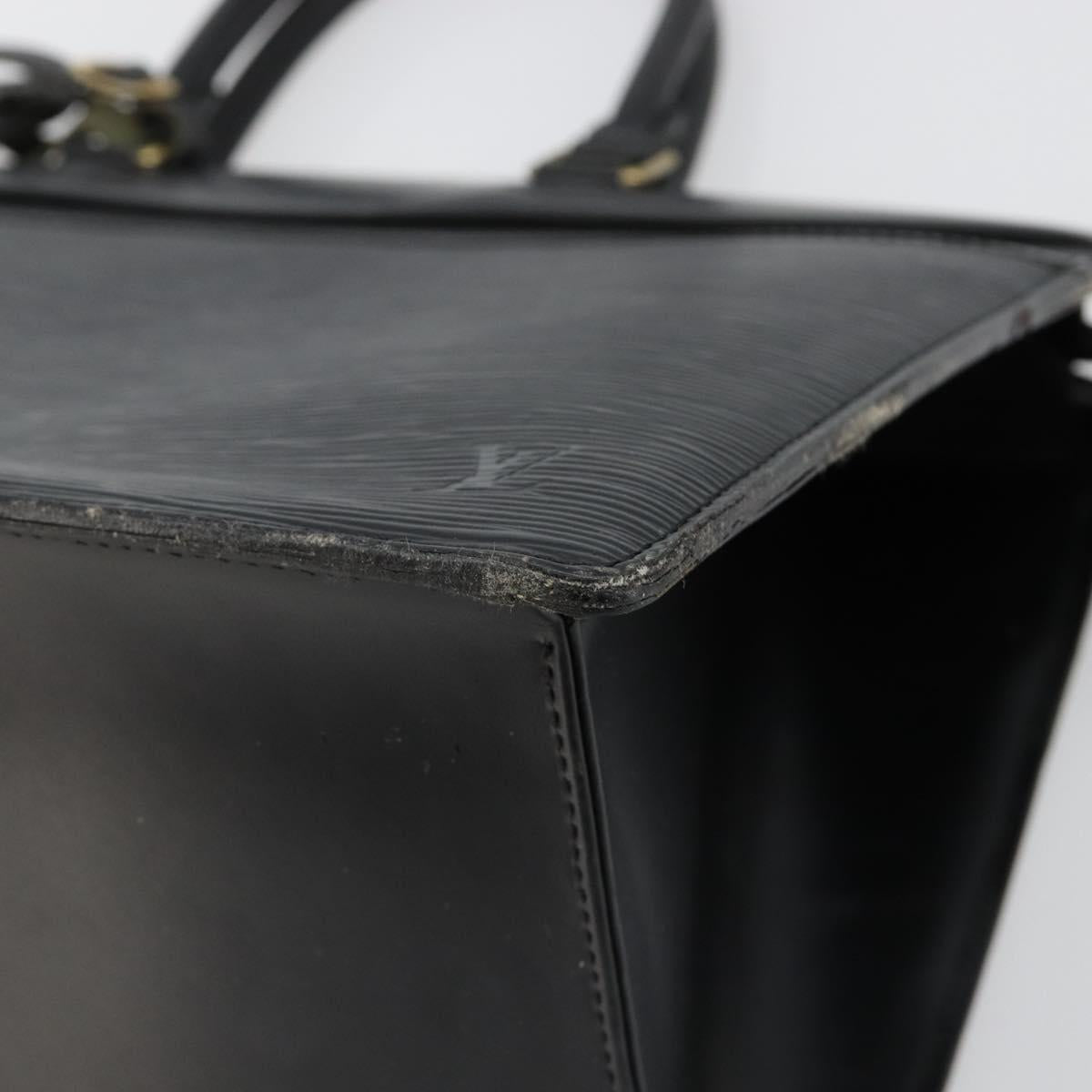 LOUIS VUITTON Epi Riviera Hand Bag Black M48182 LV Auth 185038