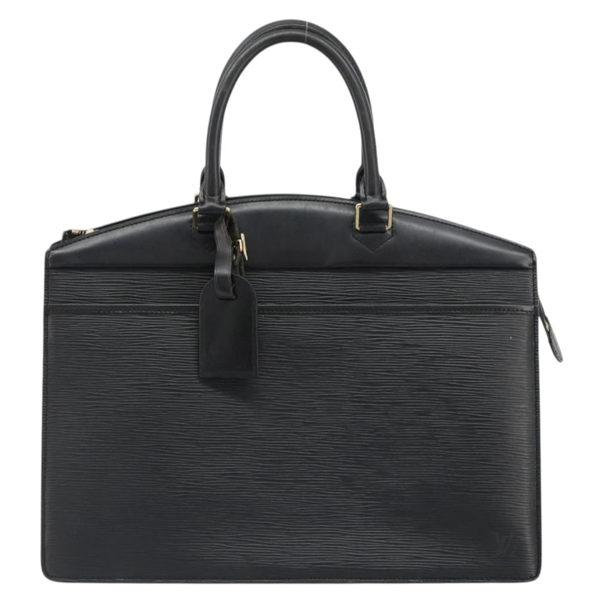 LOUIS VUITTON Epi Riviera Hand Bag Black M48182 LV Auth 185038