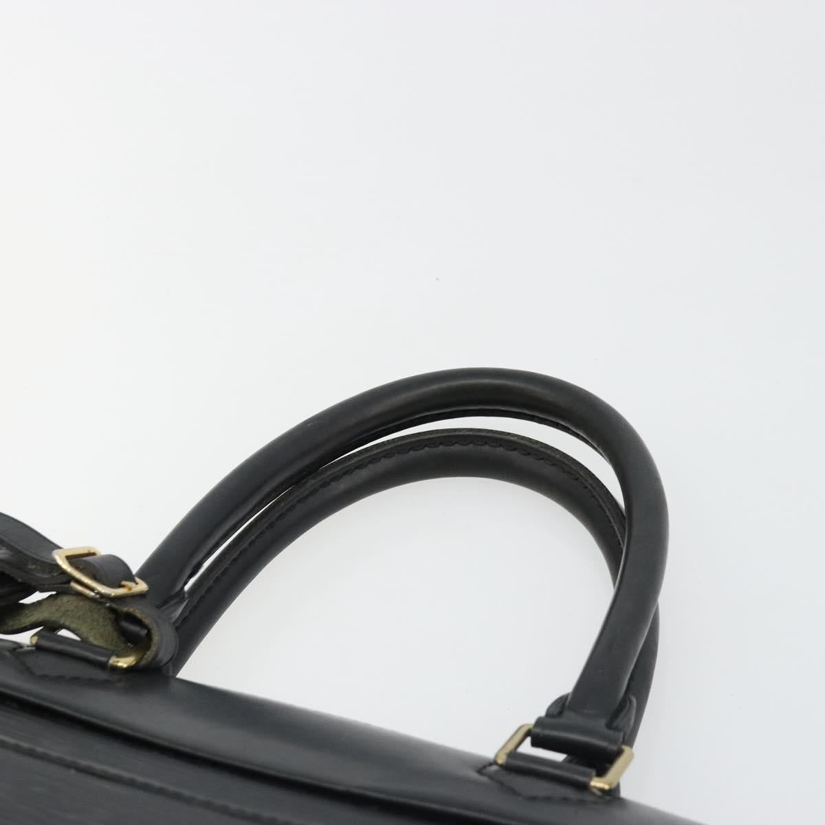 LOUIS VUITTON Epi Riviera Hand Bag Black M48182 LV Auth 185038