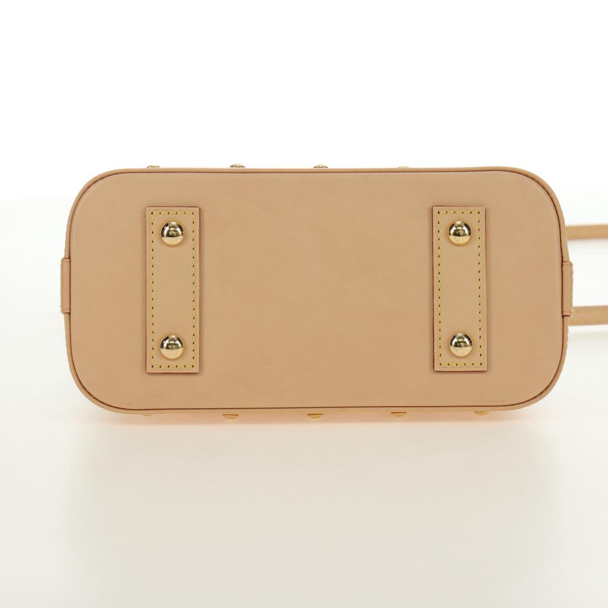 LOUIS VUITTON Monogram LV x TM Alma BB Hand Bag 2way White M13078 Auth 185039SM