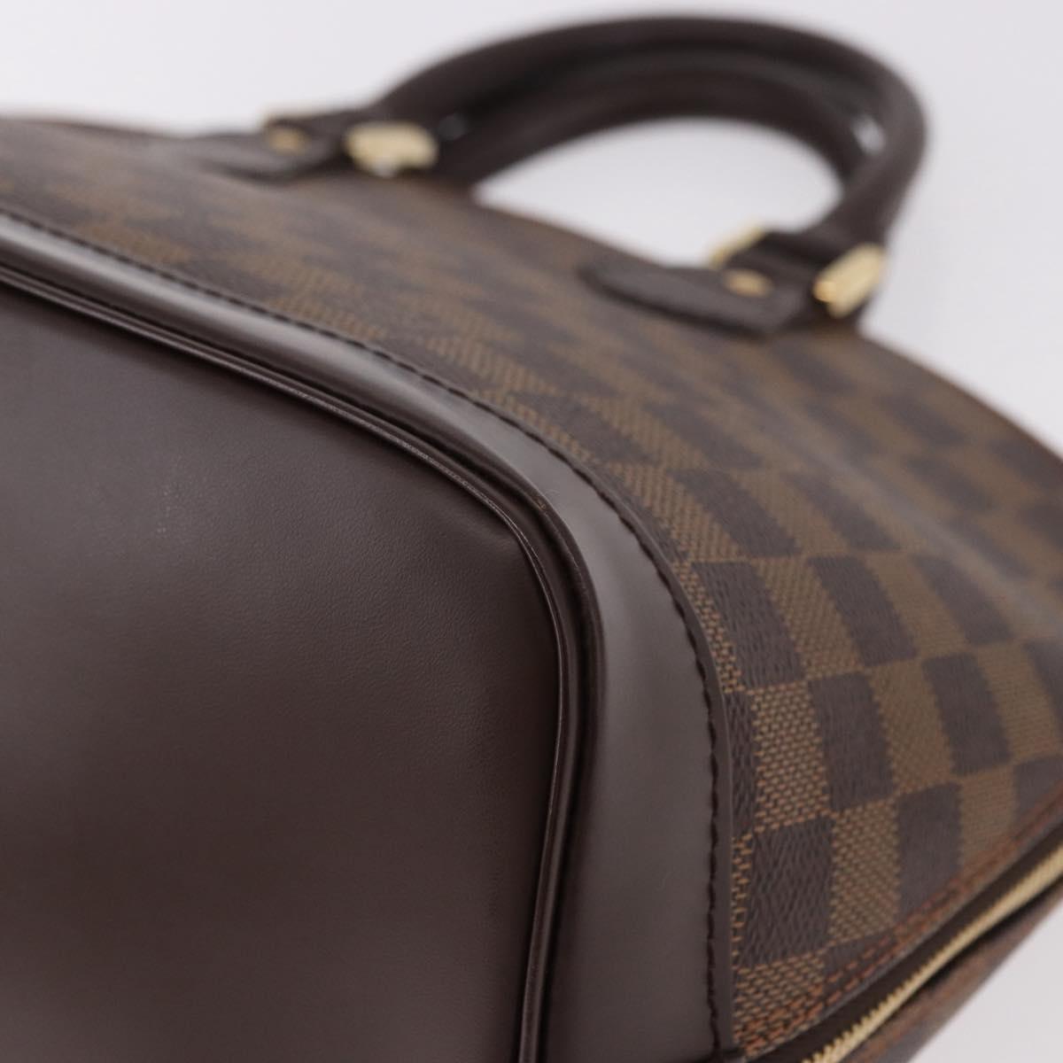 LOUIS VUITTON Damier Ebene Alma Hand Bag N51131 LV Auth 185040SAV