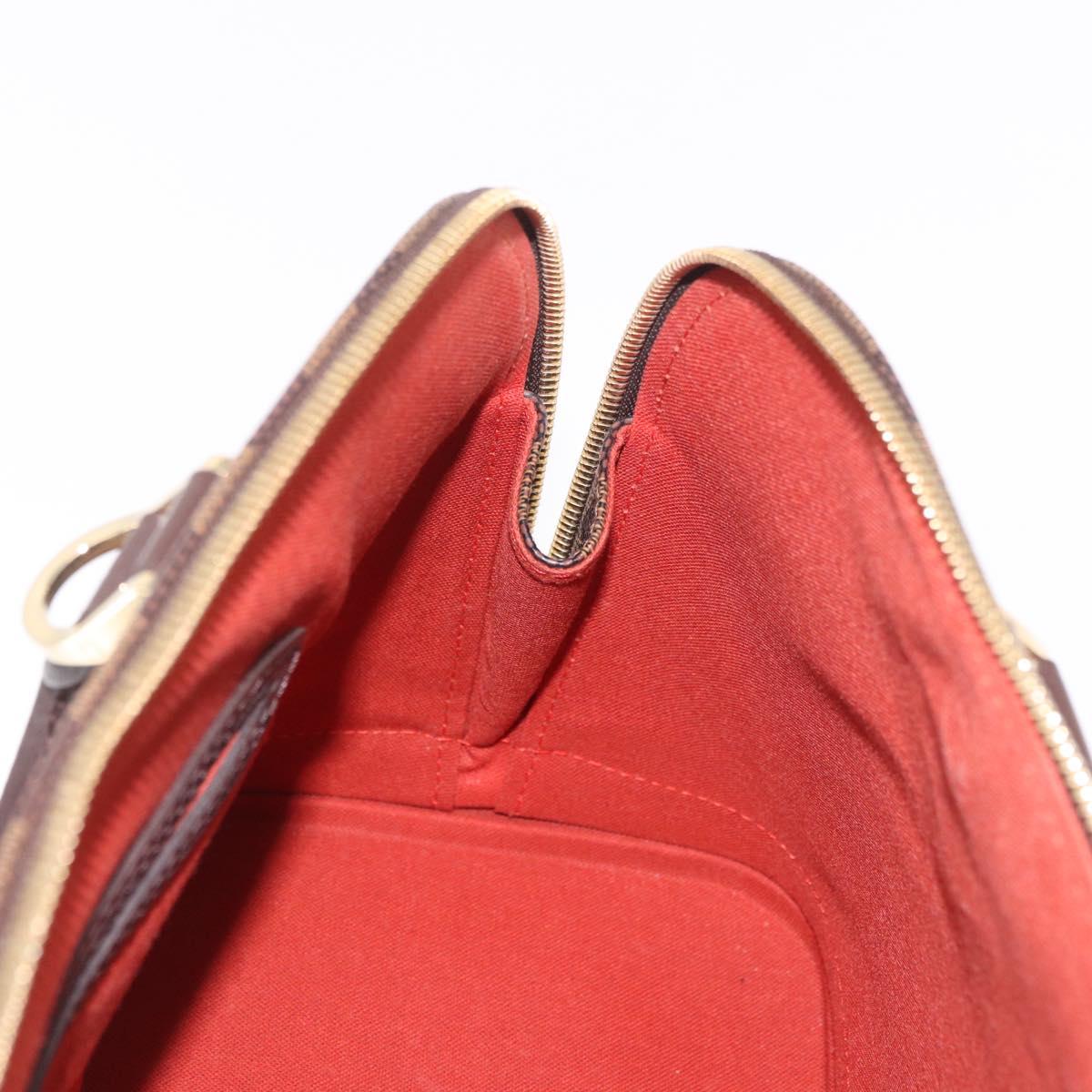 LOUIS VUITTON Damier Ebene Alma Hand Bag N51131 LV Auth 185040SAV