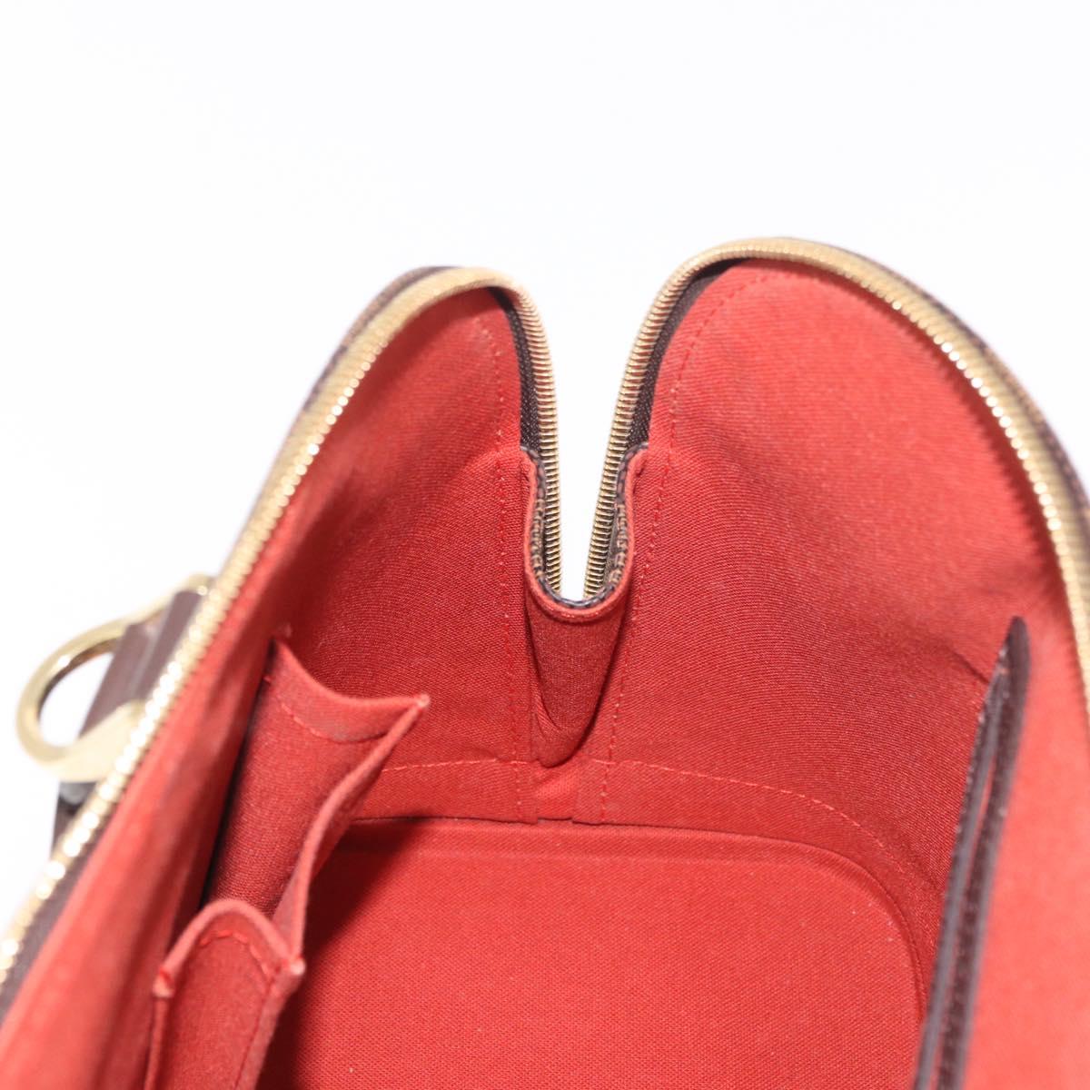 LOUIS VUITTON Damier Ebene Alma Hand Bag N51131 LV Auth 185040SAV