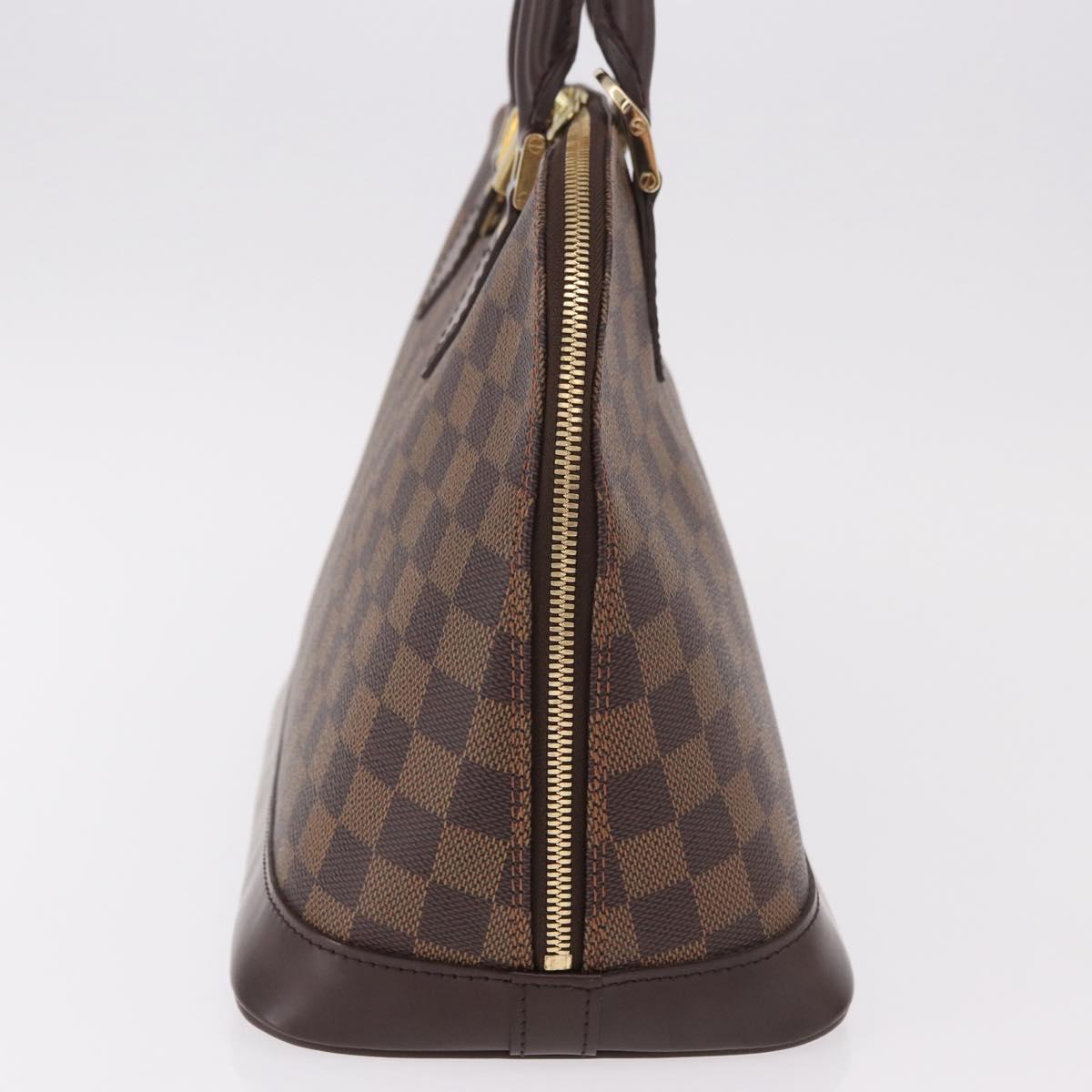 LOUIS VUITTON Damier Ebene Alma Hand Bag N51131 LV Auth 185040SAV