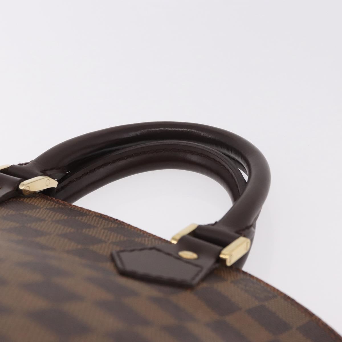 LOUIS VUITTON Damier Ebene Alma Hand Bag N51131 LV Auth 185040SAV