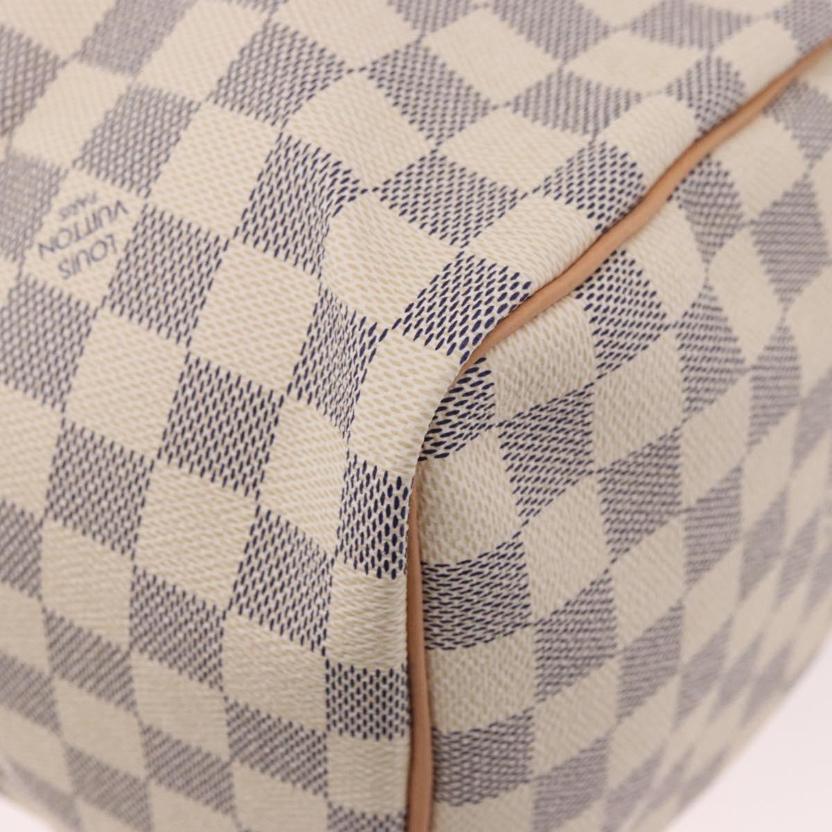 LOUIS VUITTON Damier Azur Speedy 30 Hand Bag N41533 LV Auth 185041SAM