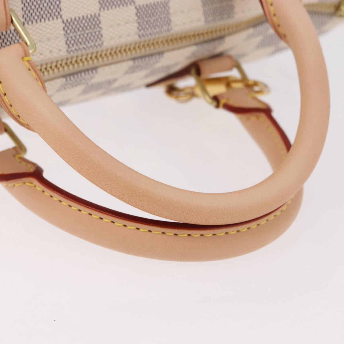 LOUIS VUITTON Damier Azur Speedy 30 Hand Bag N41533 LV Auth 185041SAM