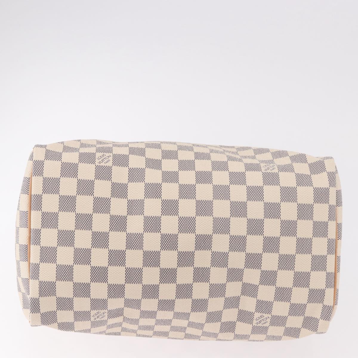 LOUIS VUITTON Damier Azur Speedy 30 Hand Bag N41533 LV Auth 185041SAM