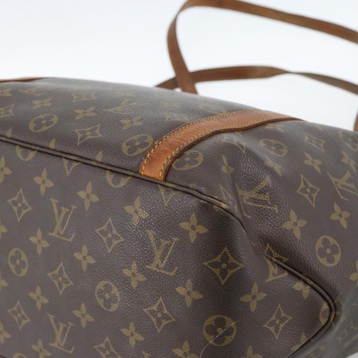 LOUIS VUITTON Monogram Sac Shopping GM Tote Bag M51110 LV Auth 185043