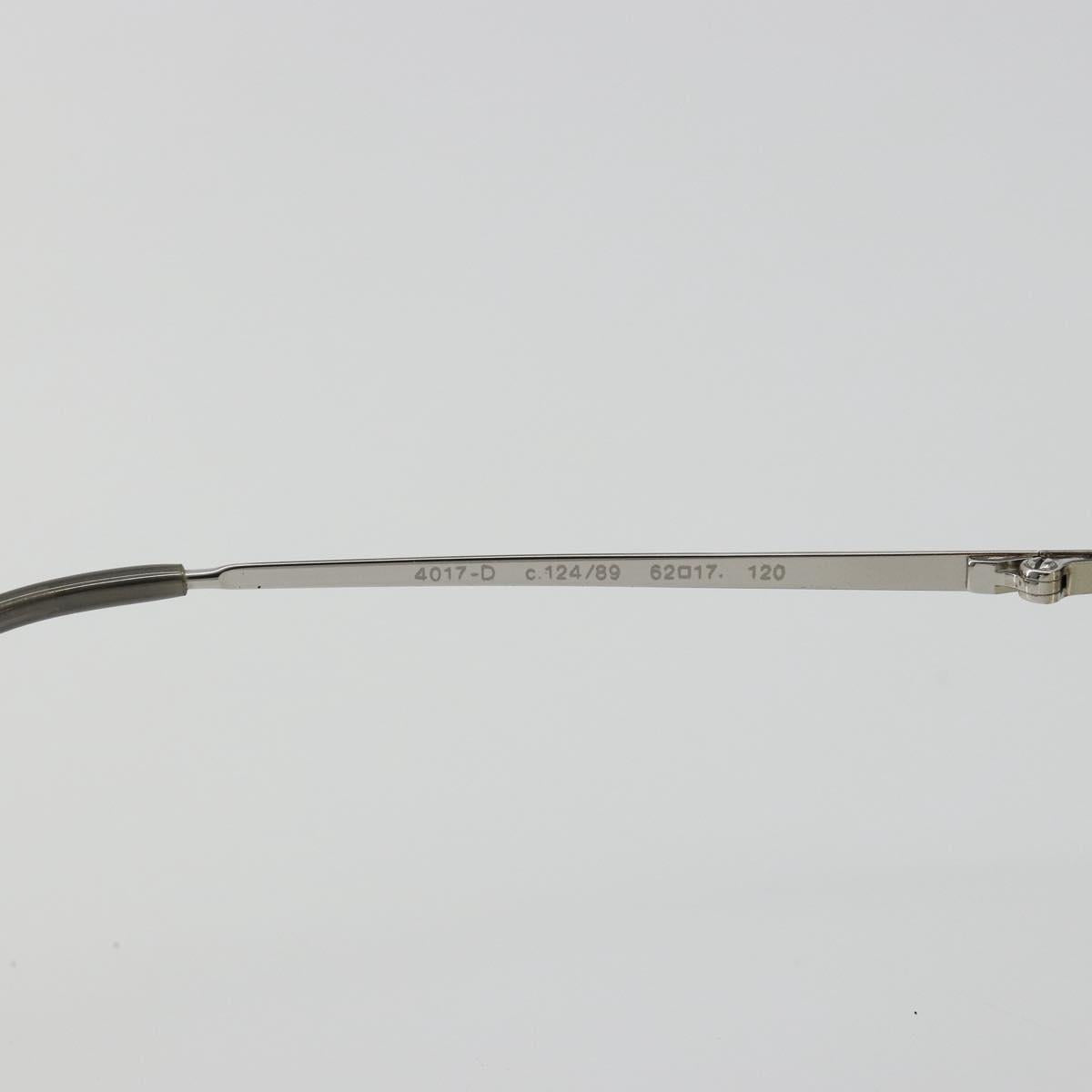 CHANEL COCO Mark Sunglasses metal Silver CC Auth 185048V