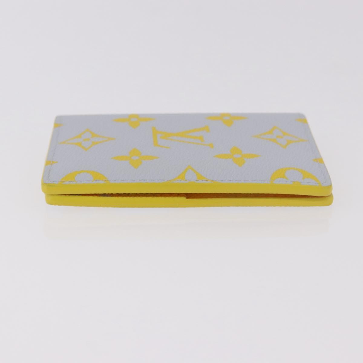 LOUIS VUITTON Reverse Organizer Dupoch Card Case Yellow M14769 LV Auth 185049SAM