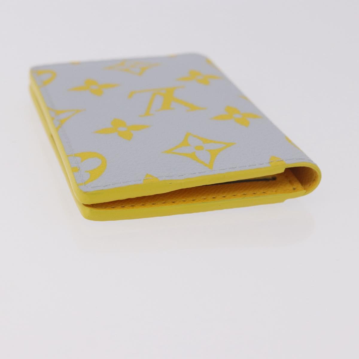 LOUIS VUITTON Reverse Organizer Dupoch Card Case Yellow M14769 LV Auth 185049SAM