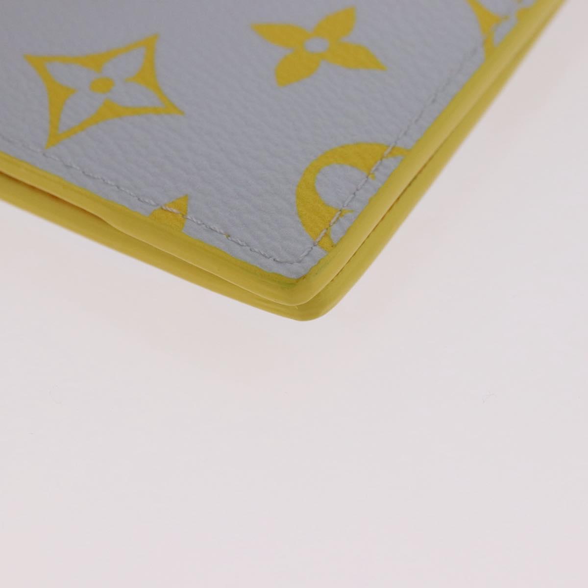 LOUIS VUITTON Reverse Organizer Dupoch Card Case Yellow M14769 LV Auth 185049SAM