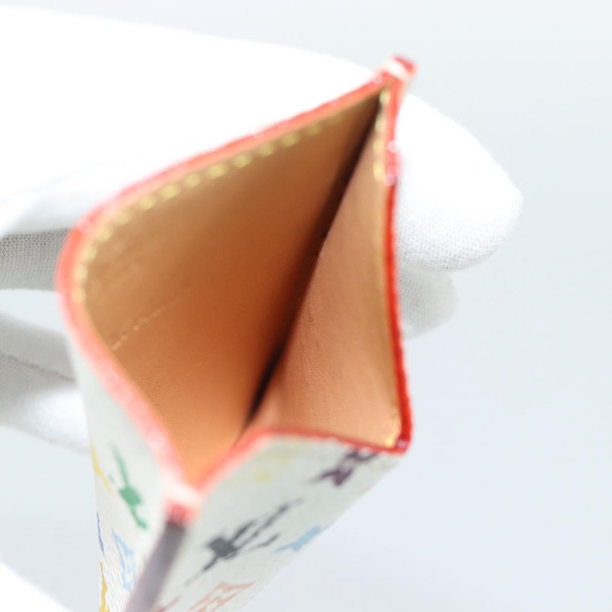 LOUIS VUITTON Monogram Multicolor Etui Hand Mirror White M92651 LV Auth 185055