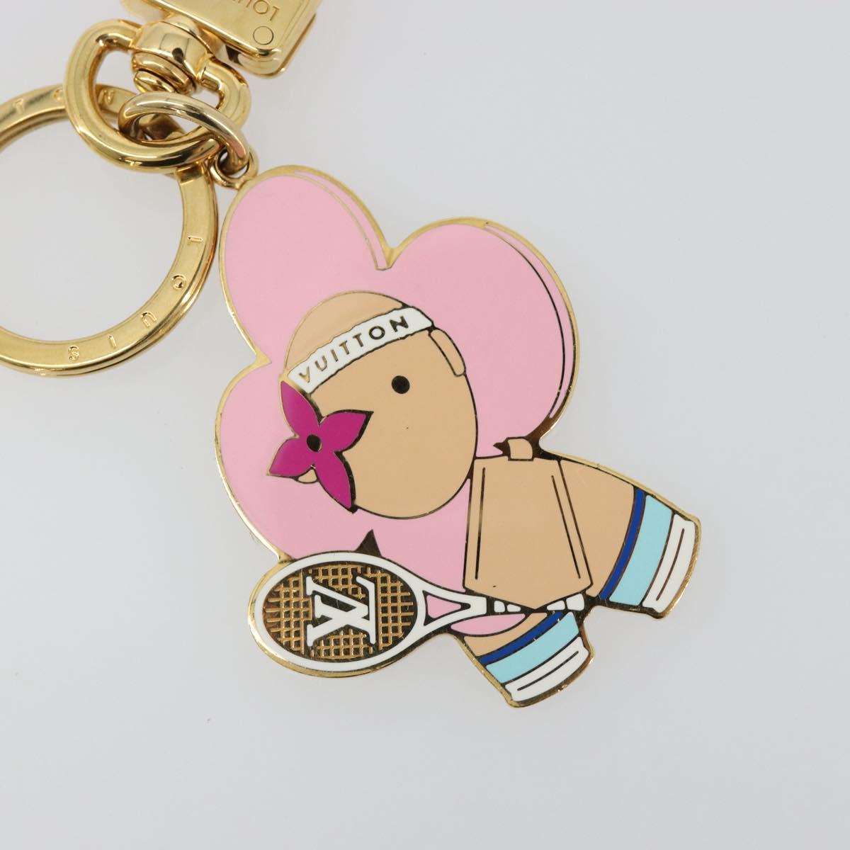 LOUIS VUITTON Vivienne On Bag Charm metal Gold Tone M01445 LV Auth 185057M