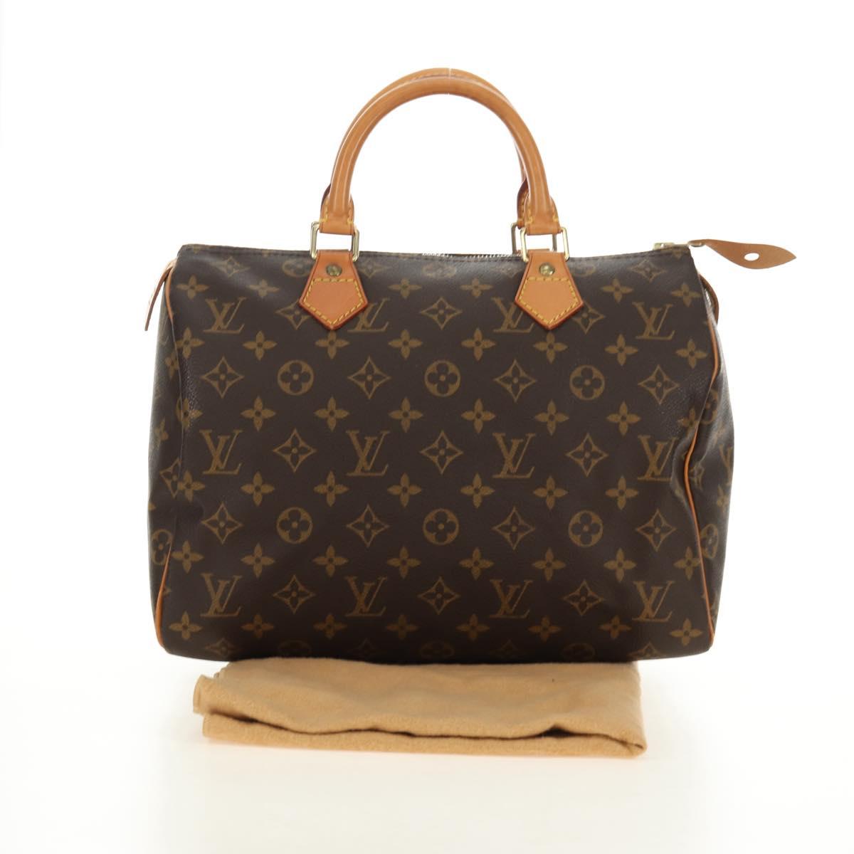 LOUIS VUITTON Monogram Speedy 30 Hand Bag M41526 LV Auth 185084V