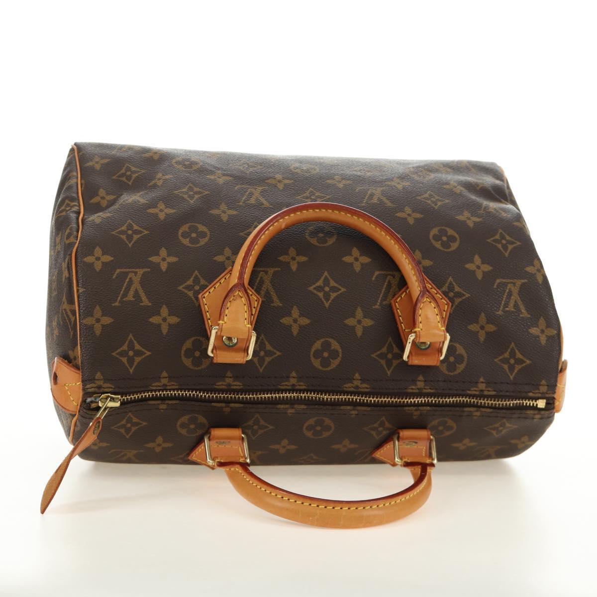 LOUIS VUITTON Monogram Speedy 30 Hand Bag M41526 LV Auth 185084V