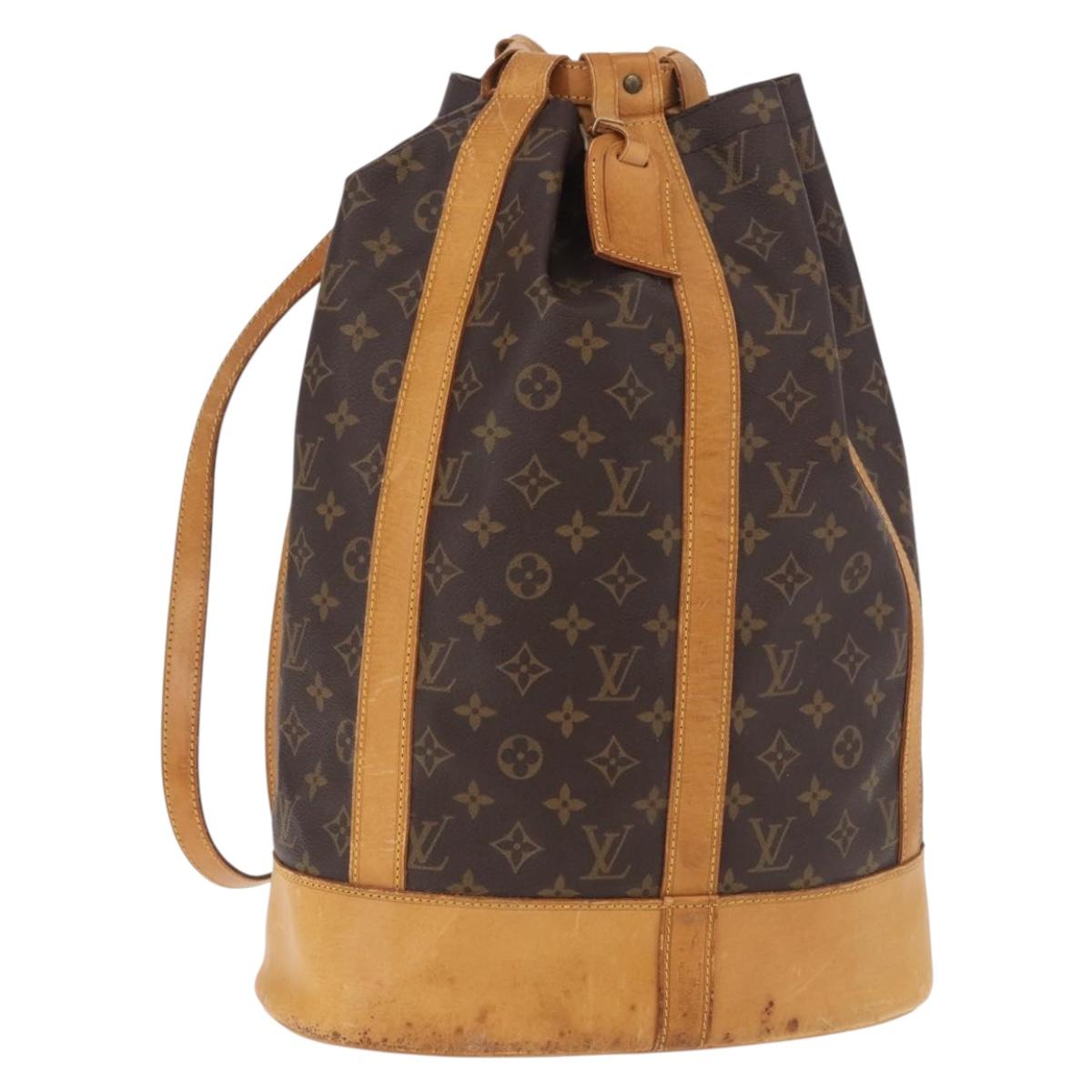 LOUIS VUITTON Monogram Randonnee GM Shoulder Bag M42244 LV Auth 185110