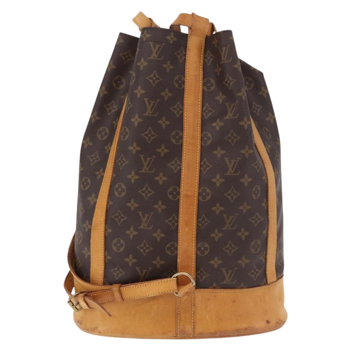 LOUIS VUITTON Monogram Randonnee GM Shoulder Bag M42244 LV Auth 185110