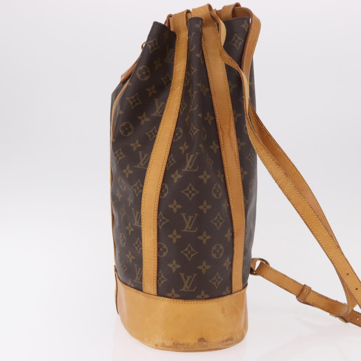 LOUIS VUITTON Monogram Randonnee GM Shoulder Bag M42244 LV Auth 185110