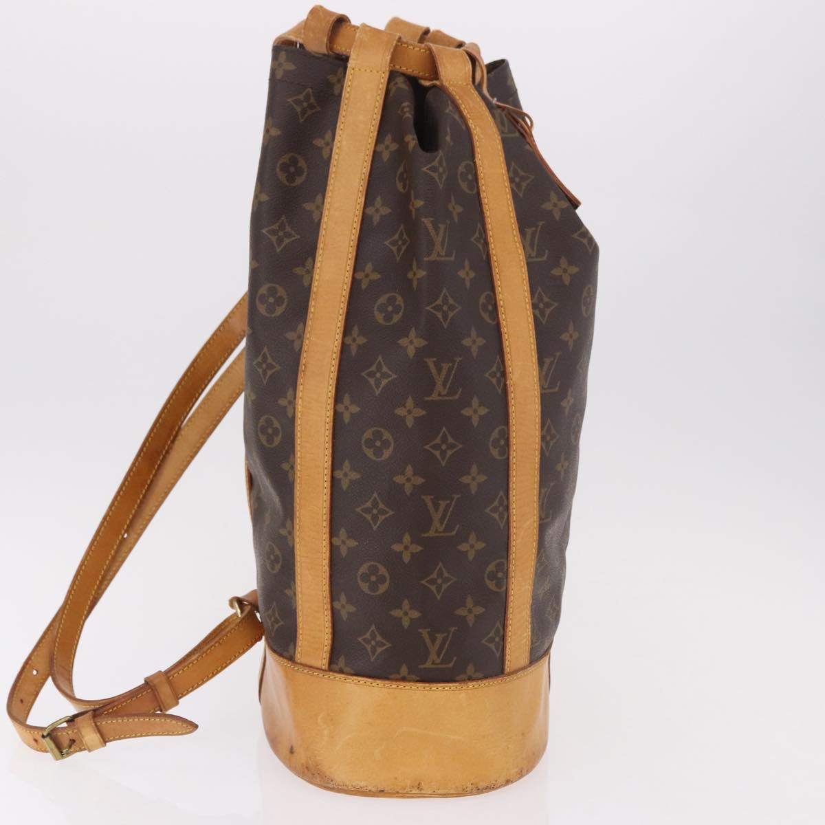 LOUIS VUITTON Monogram Randonnee GM Shoulder Bag M42244 LV Auth 185110