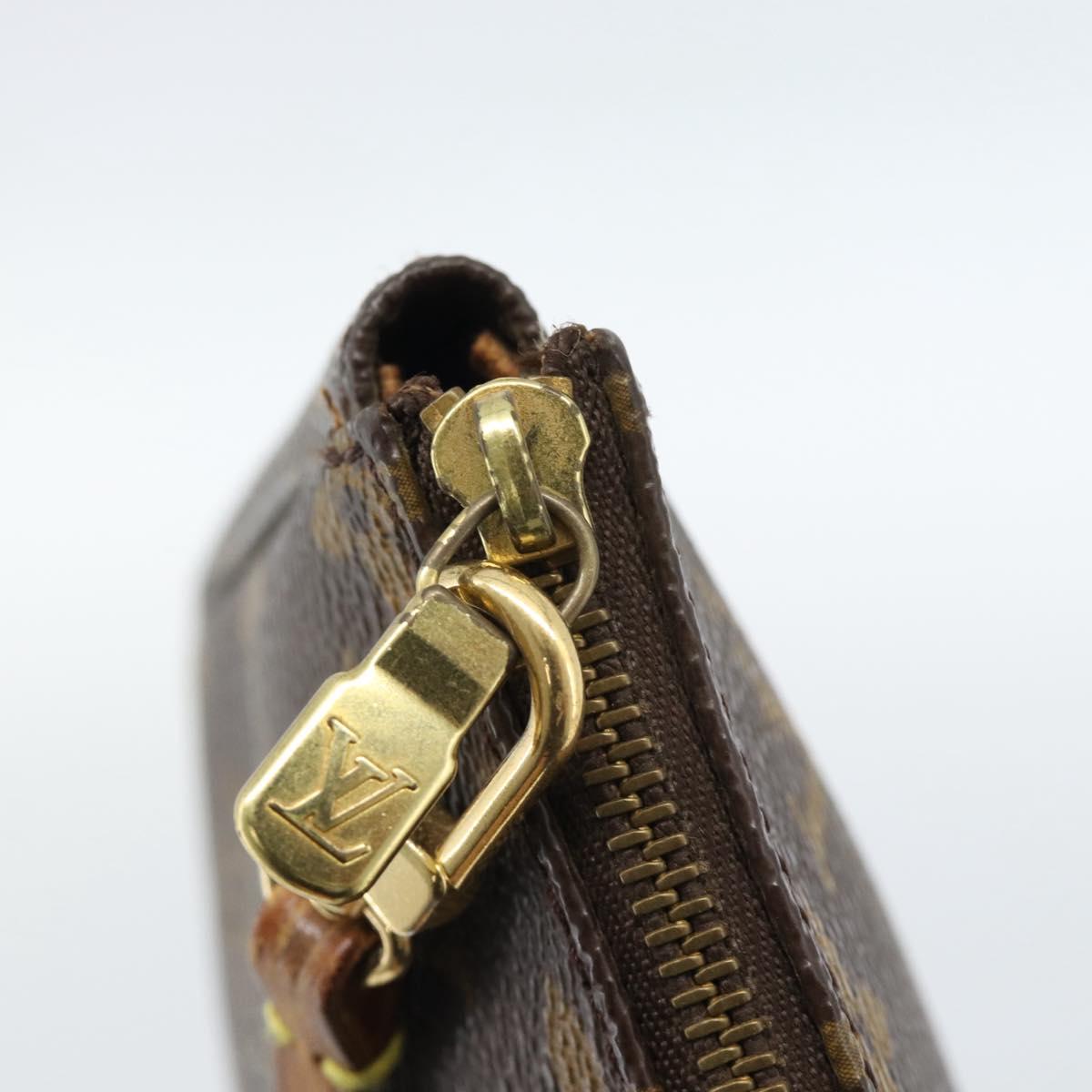 LOUIS VUITTON Monogram Pochette Accessoires Accessory Pouch M51980 Auth 185138