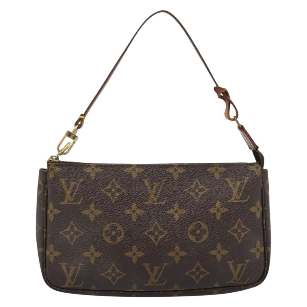 LOUIS VUITTON Monogram Pochette Accessoires Accessory Pouch M51980 Auth 185138