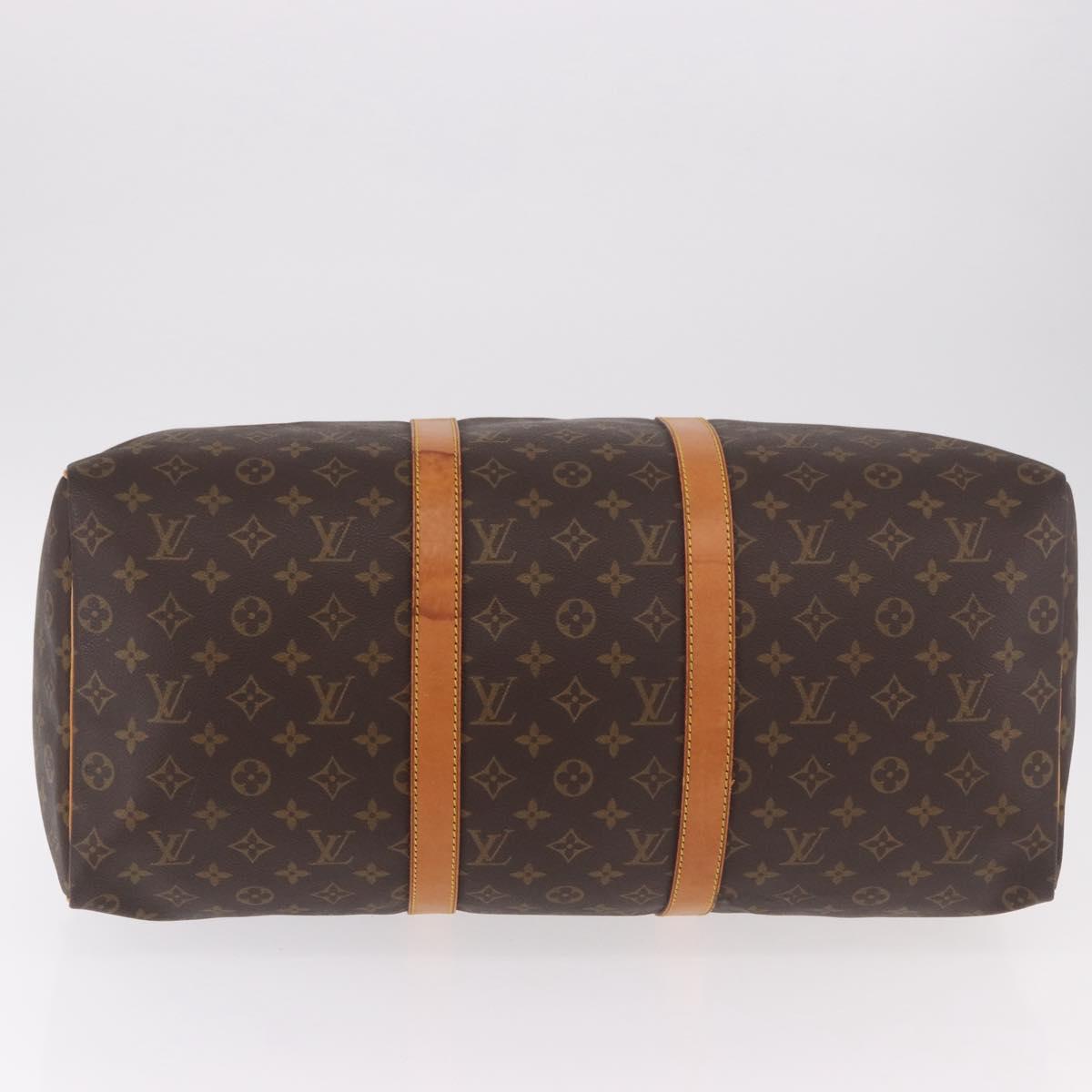 LOUIS VUITTON Monogram Keepall 50 Boston Bag M41426 LV Auth 185173A