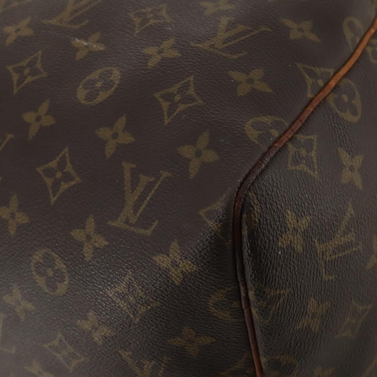 LOUIS VUITTON Monogram Keepall 55 Boston Bag M41424 LV Auth 185174