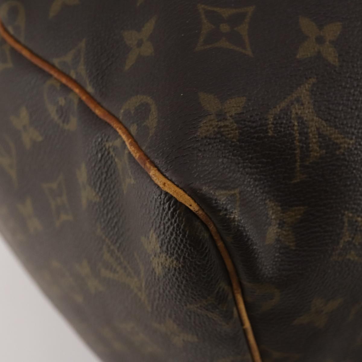 LOUIS VUITTON Monogram Keepall 55 Boston Bag M41424 LV Auth 185174