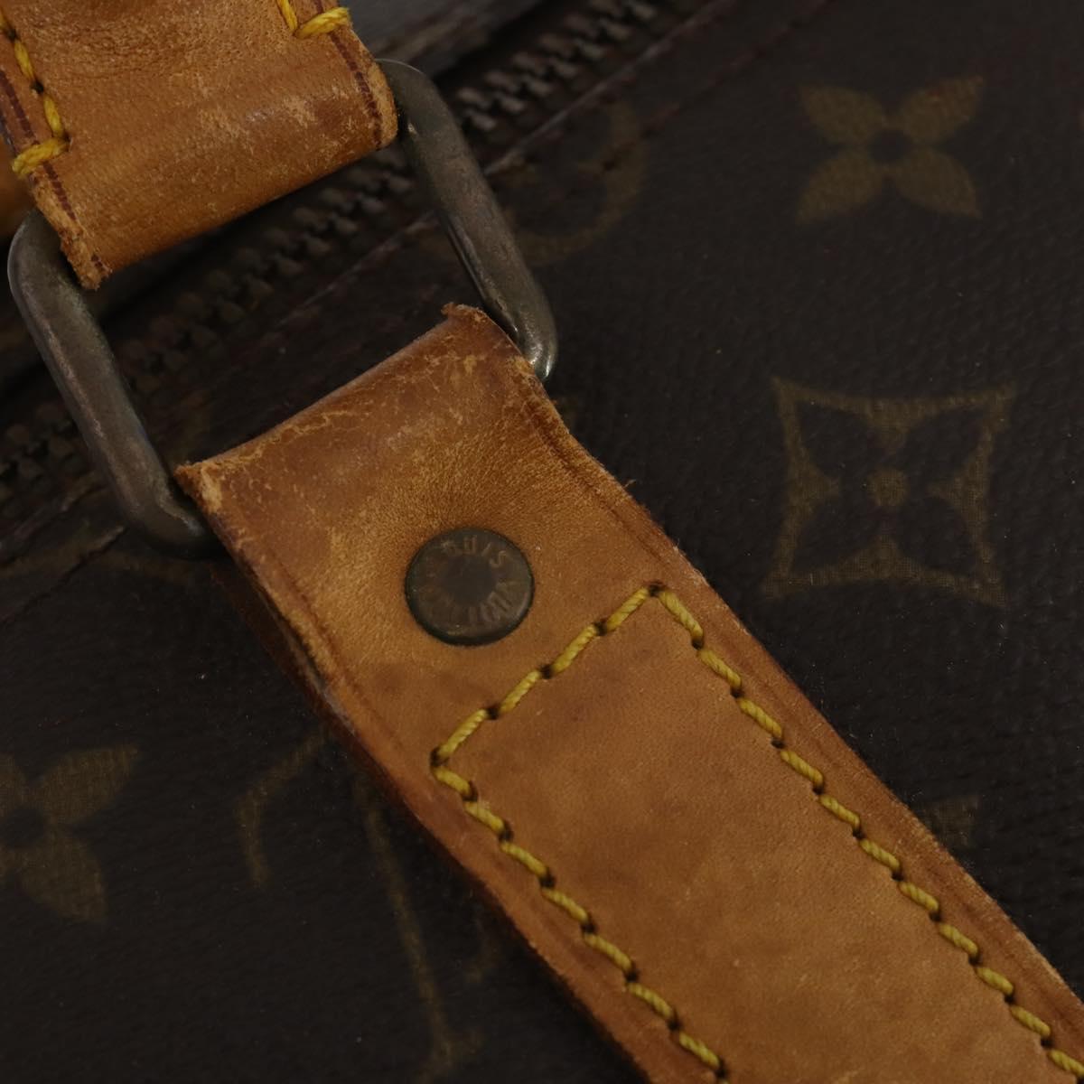 LOUIS VUITTON Monogram Keepall 55 Boston Bag M41424 LV Auth 185174