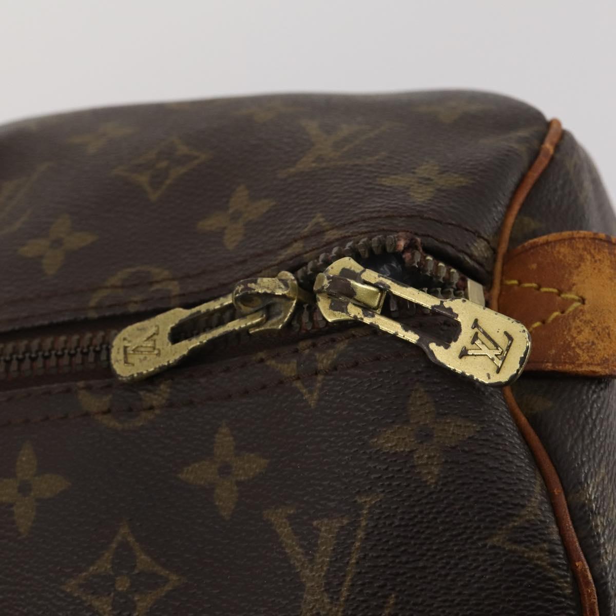 LOUIS VUITTON Monogram Keepall 55 Boston Bag M41424 LV Auth 185174