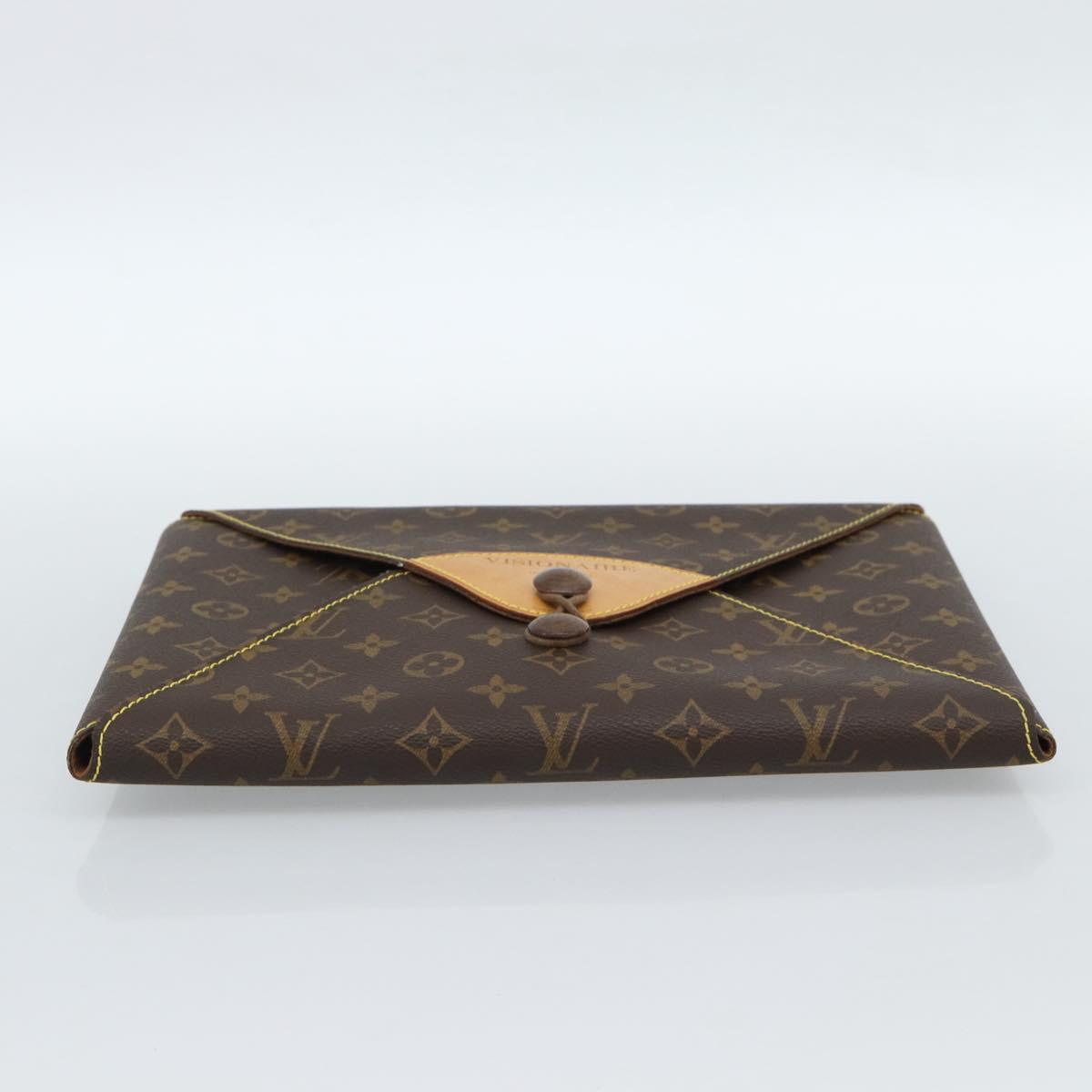 LOUIS VUITTON Monogram Visionaire Briefcase M99045 LV Auth 185187V