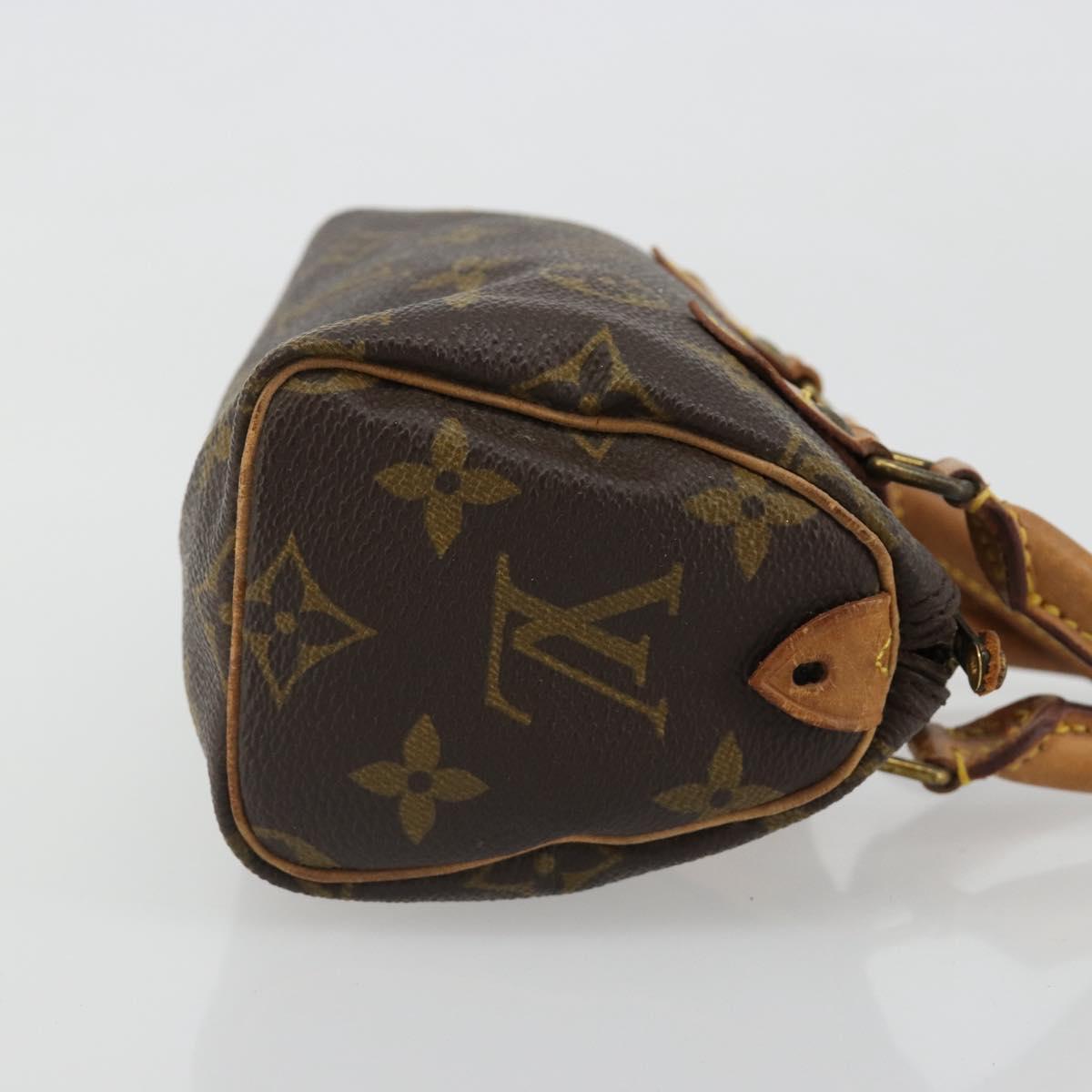 LOUIS VUITTON Monogram Mini Speedy Hand Bag M41534 LV Auth 185195