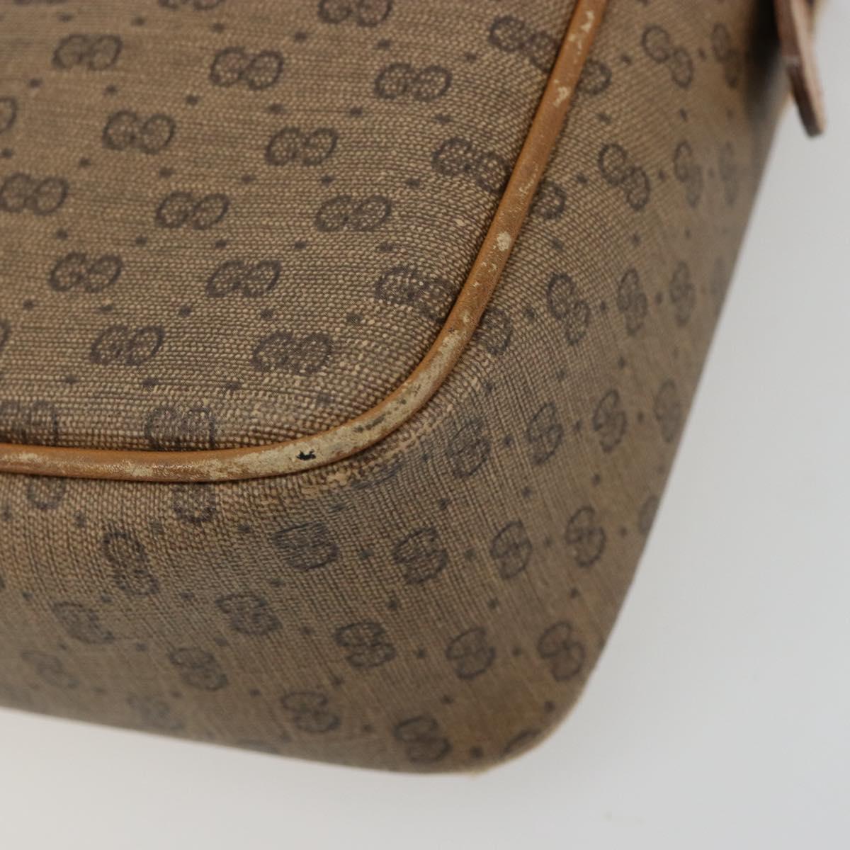GUCCI Micro GG Supreme Web Sherry Line Bag PVC Beige 007 904 0008 Auth 185200