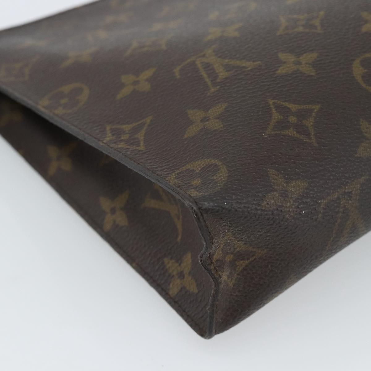 LOUIS VUITTON Monogram Poche Toilette 26 Pouch M47542 LV Auth 185201