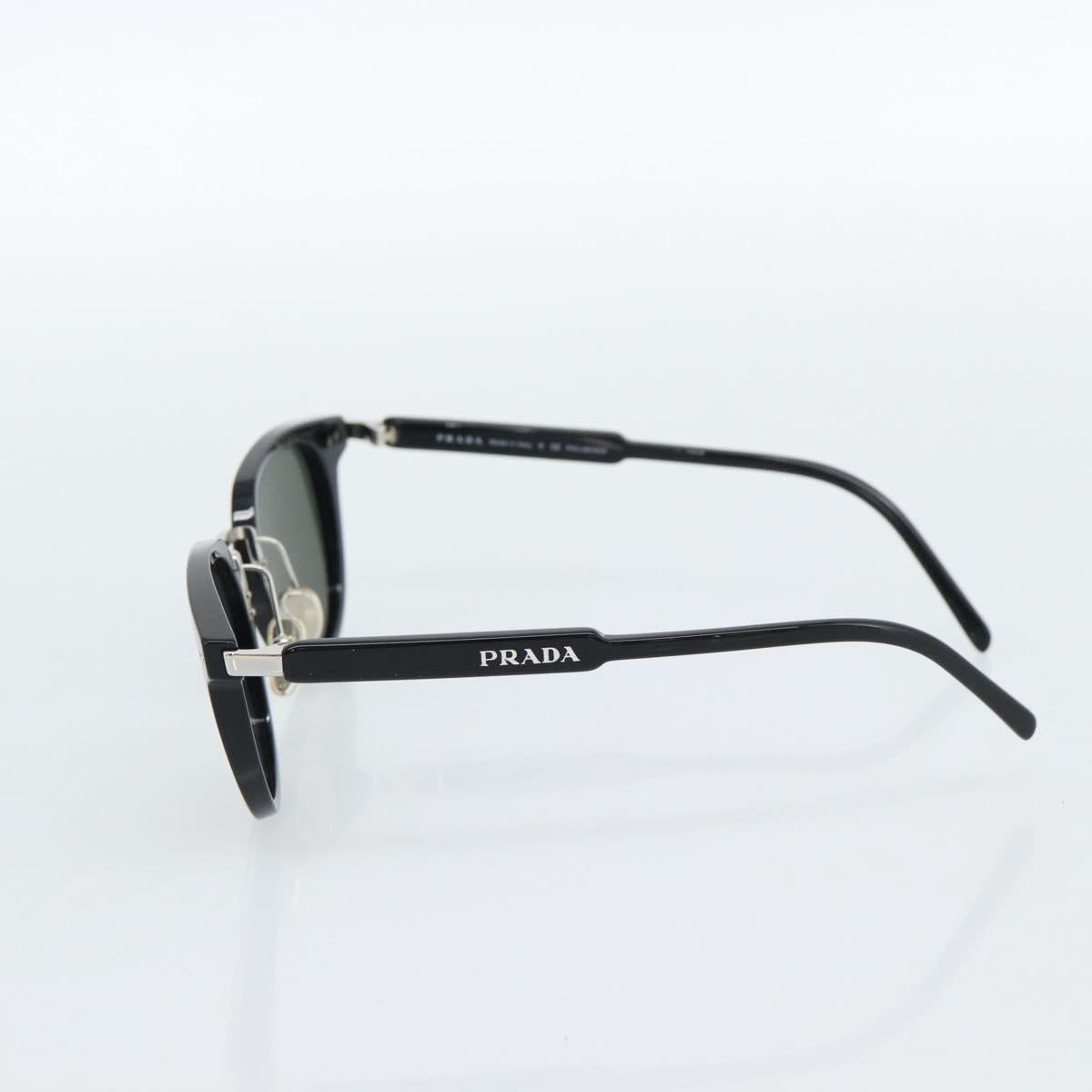 PRADA Sunglasses plastic Black Auth 185210M