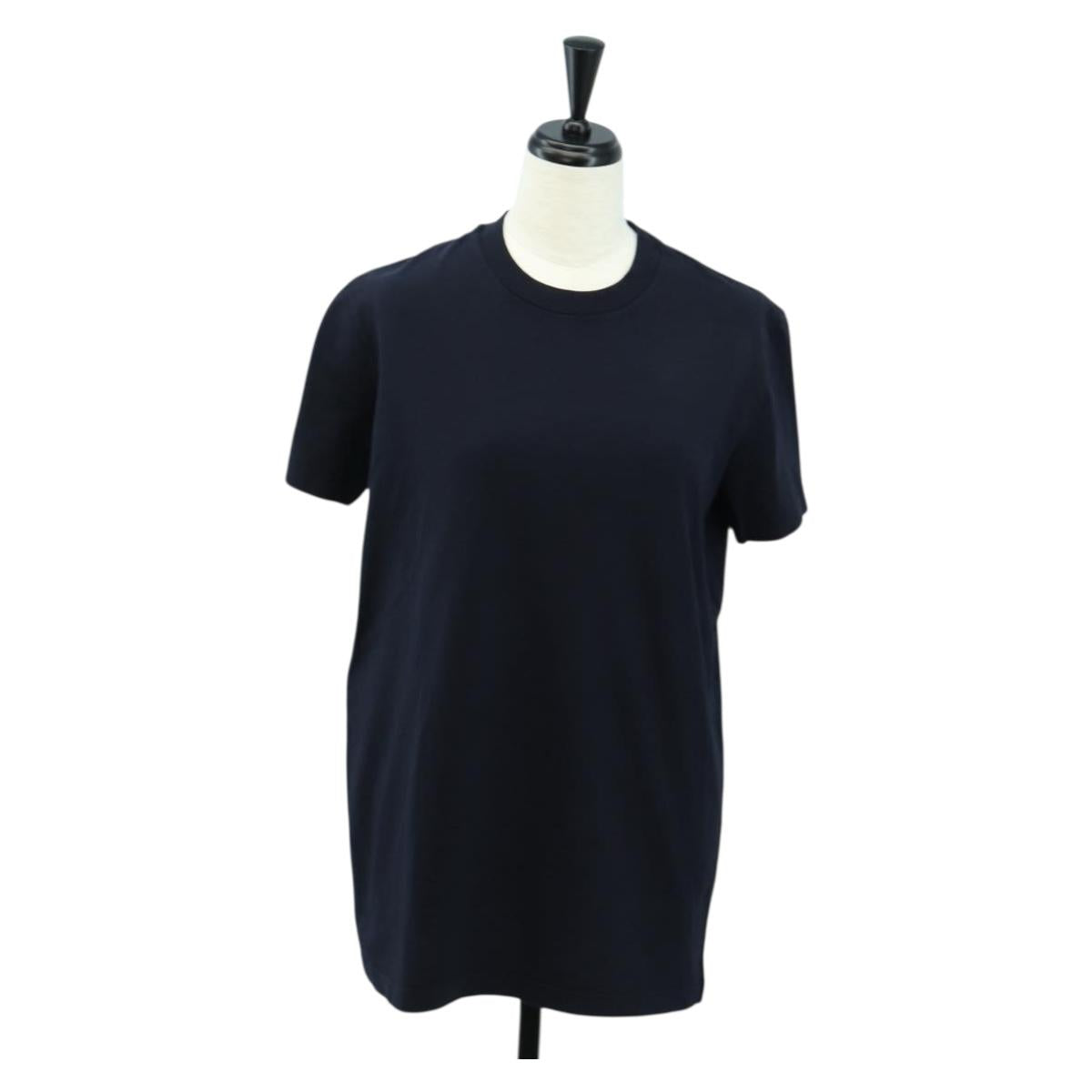 PRADA Short Sleeved T Shirt Cotton S Navy Auth 185249V