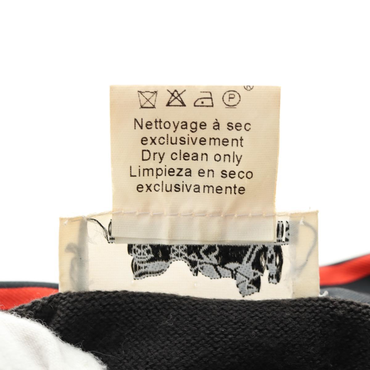 HERMES Polo Shirt T Shirt Silk Cashmere M Black Auth 185251V